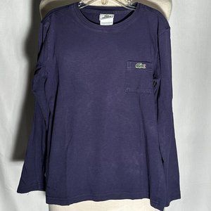 Vintage Lacoste Boys Navy Blue Size 10